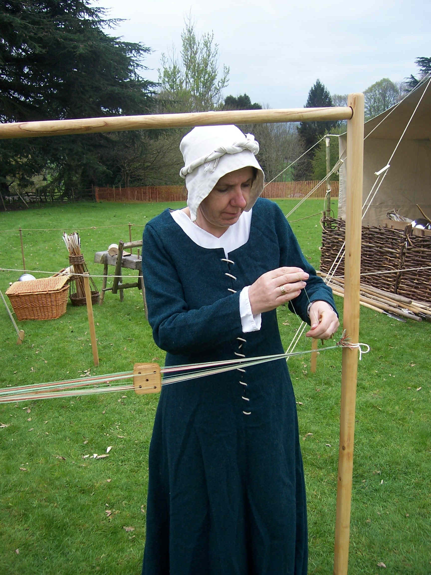 Tablet weaving.